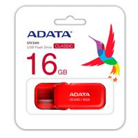 MEMORIA ADATA 16GB USB 2.0 UV240 ROJO