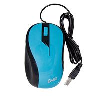 MOUSE ALAMBRICO GHIA COLOR AZUL 1200 DPI