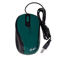 MOUSE ALAMBRICO GHIA COLOR VERDE 1200 DP