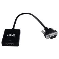 ADAPTADOR GHIA VGA MACHO A HDMI HEMBRA