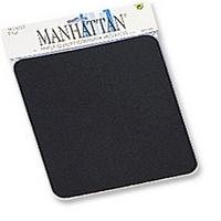 MOUSE PAD 6 MM MANHATTAN NEGRO EN BOLSA