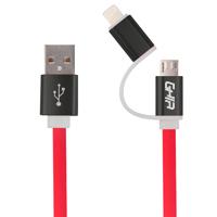 CABLE 2 EN 1 MICRO USB/TIPO LIGHTNING GH