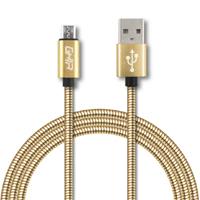 CABLE MICRO USB FORRO METALICO GHIA 1.0