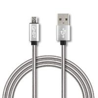 CABLE MICRO USB FORRO METALICO GHIA 1.0