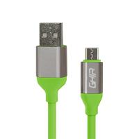 CABLE MICRO USB GHIA 1M COLOR VERDE