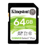 MEMORIA KINGSTON SDXC CANVAS SELECT PLUS