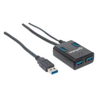 HUB USB 3.0 MANHATTAN SUPERVELOCIDAD 4 P